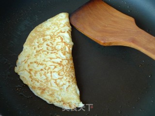 软软甜甜奶香十足----苹果牛奶鸡蛋饼的做法步骤：7