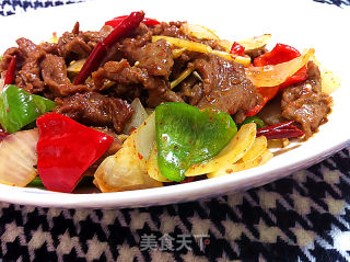 滑片孜然牛肉的做法步骤：6