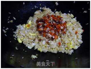 蜜瓜抄饭的做法步骤：2