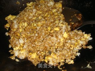 酱油鸡蛋炒饭的做法步骤：5