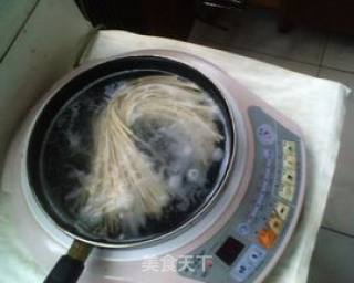 青菜阳春面的做法步骤：4