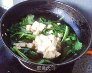 小白菜炖冻豆腐的做法步骤：7