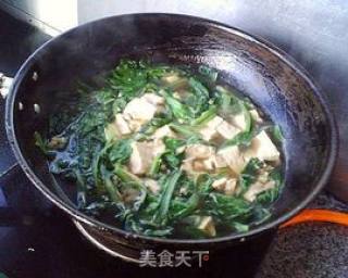 小白菜炖冻豆腐的做法步骤：8