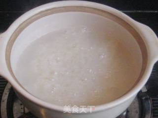 南瓜花糯米粥的做法步骤：4