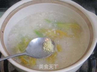 南瓜花糯米粥的做法步骤：7
