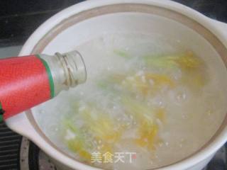 南瓜花糯米粥的做法步骤：8