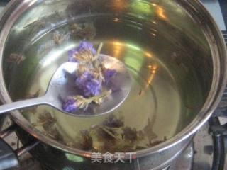 勿忘我花西米羹粥的做法步骤：5