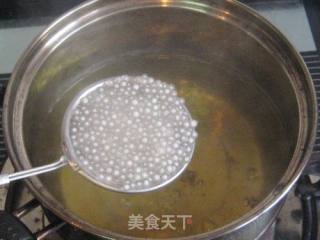 勿忘我花西米羹粥的做法步骤：7