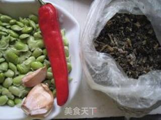 雪菜青豆的做法步骤：1