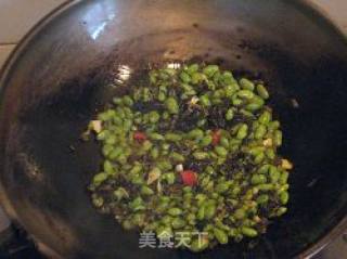雪菜青豆的做法步骤：5