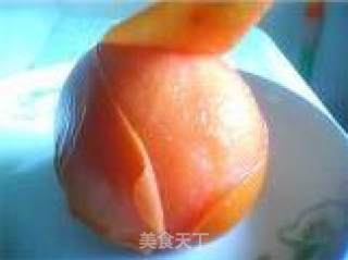 雪盖火焰山——糖拌番茄的做法步骤：4