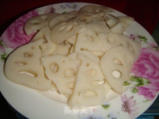 红油藕片的做法步骤：4