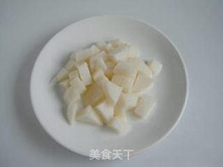 美白护肤—白梨苹果香蕉汁的做法步骤：3