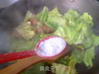 卷心菜炒肉片的做法步骤：7