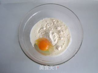 玉米粒虾仁蛋饼的做法步骤：3
