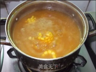 清甜好喝 南瓜玉米排骨汤的做法步骤：6