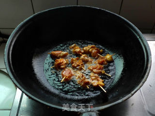 牙签鸡腿肉的做法步骤：12