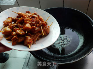 牙签鸡腿肉的做法步骤：13