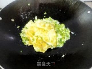简易快餐--韭菜煎蛋饭的做法步骤：5