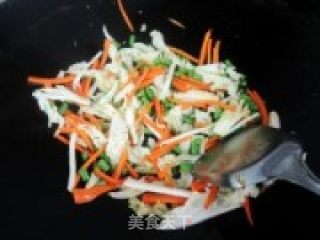 素菜炒面的做法步骤：3