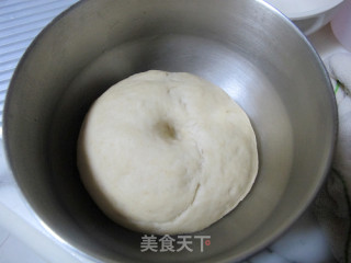 中种全麦红豆面包的做法步骤：2