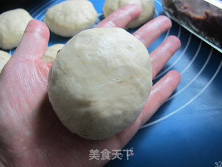 中种全麦红豆面包的做法步骤：8