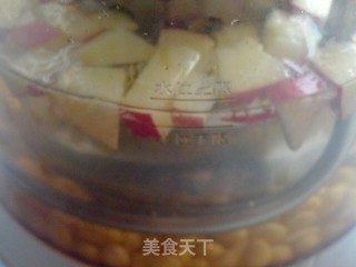 减脂醒脑、美味健康----苹果豆浆的做法步骤：5