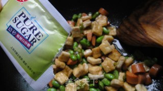 毛豆烧臭豆腐的做法步骤：13