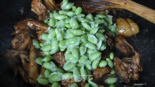 鸡烧毛豆的做法步骤：9