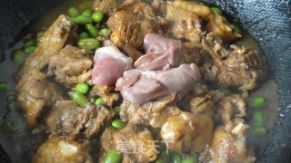 鸡烧毛豆的做法步骤：13