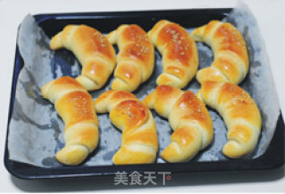 【金牛角面包】换个口味也精彩的做法步骤：10