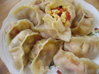 健康主食----西红柿鸡蛋蒸饺的做法步骤：11