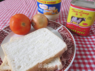 美味牛肉三明治的做法步骤：1