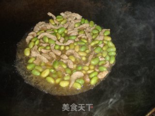 毛豆肉丝的做法步骤：5