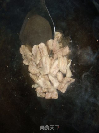 八月豆炒肉片的做法步骤：4
