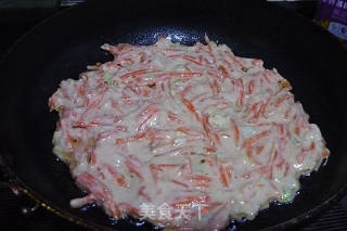 胡萝卜煎饼的做法步骤：6