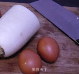白萝卜丝饼的做法步骤：1