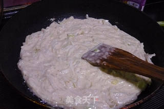 白萝卜丝饼的做法步骤：6