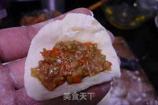 胡萝卜肉馅蒸饺的做法步骤：9