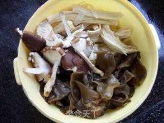 杂菜炒肉的做法步骤：2
