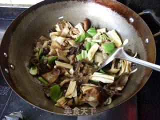 杂菜炒肉的做法步骤：11