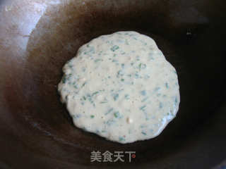 葱香金针饼的做法步骤：9