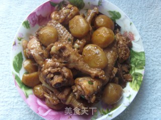 红烧栗子鸡的做法步骤：7