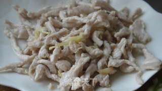 榨菜肉丝炒毛豆的做法步骤：5