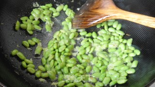 榨菜肉丝炒毛豆的做法步骤：6