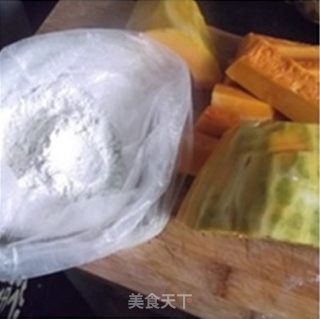 健康美味 南瓜煎饼的做法步骤：1