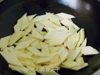 【家庭快手小炒】蚝油茭白西兰花的做法步骤：6