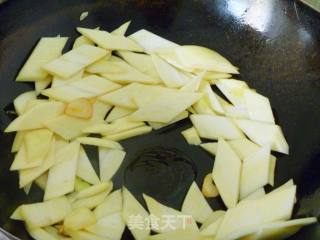 【家庭快手小炒】蚝油茭白西兰花的做法步骤：7