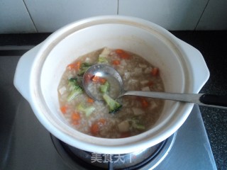 强肾壮骨润肺和胃的---【西蓝花山药粥】的做法步骤：10