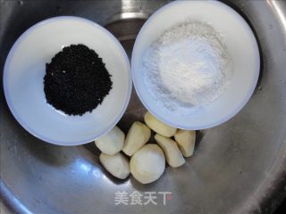 竽头芝麻饼的做法步骤：1